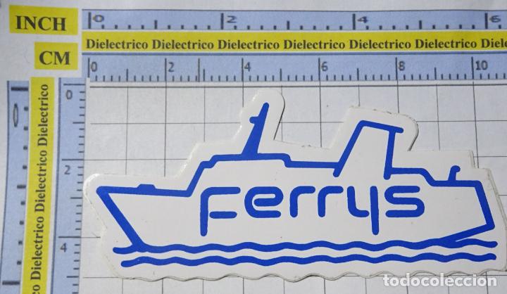 Collection stickers: PEGATINA DE MARCAS DE ROPA. JEANS VAQUEROS FERRY'S. 104