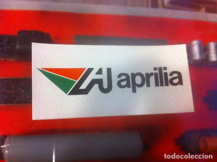 Pegatinas de colecci&oacute;n: PEGATINA ADHESIVA (APRILIA) 7,5 x 3,5cm