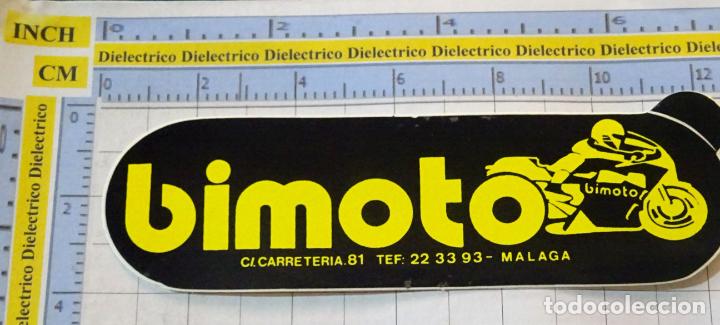 Collection stickers: PEGATINA DE COCHES MOTOS. BIMOTO M&Aacute;LAGA. 72