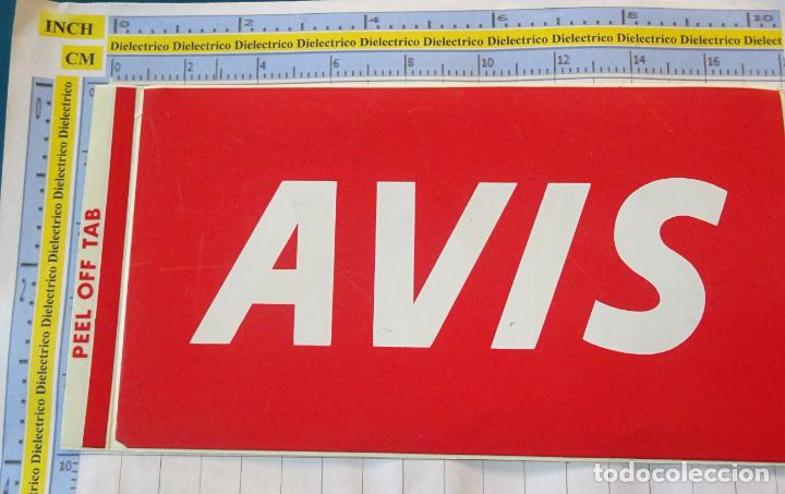 Sammlung von Aufklebern: PEGATINA DE COCHES MOTOS. ALQUILER RENT A CAR AVIS