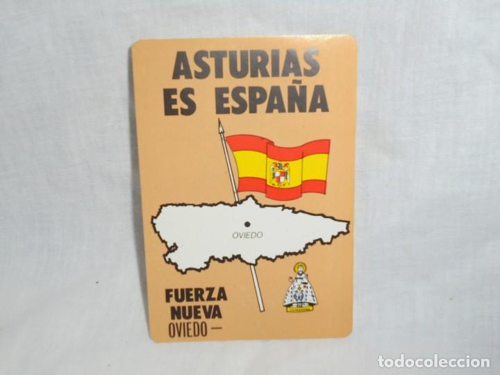 Adesivi di collezione: PEGATINA ASTURIAS ES ESPA&Ntilde;A FUERZA NUEVA OVIEDO