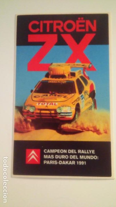 Pegatinas de colecci&oacute;n: pegatina comercial citro&euml;n ZX rally rallie paris dakar 1991