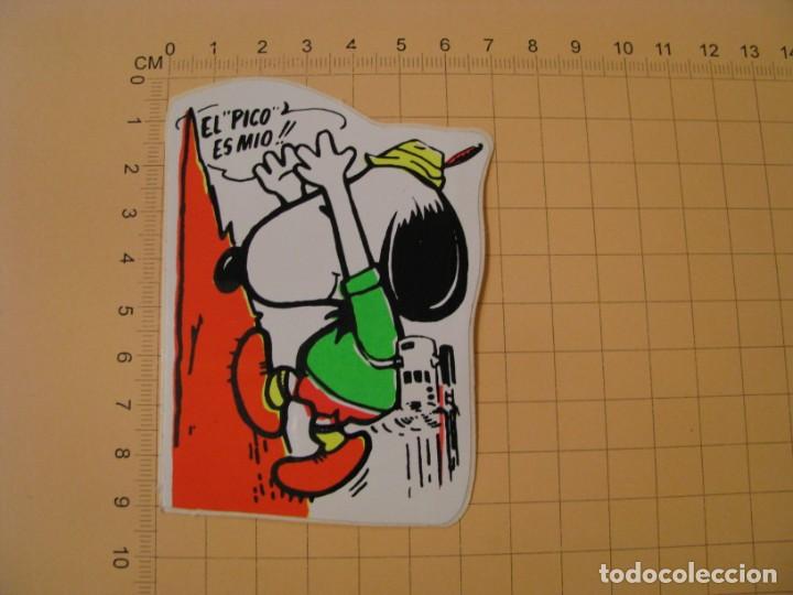 Pegatinas de colecci&oacute;n: PEGATINA DE SNOOPY. EL PICO ES MIO!!