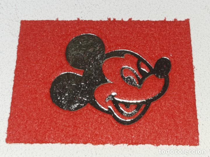 Pegatinas de colecci&oacute;n: ANTIGUAS PEGATINA EN TELA DE MICKEY MOUSE A&Ntilde;OS 80