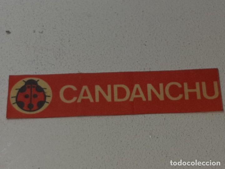 Pegatinas de colecci&oacute;n: ANTIGUA PEGATINA DE LA ESTACION DE ESQUI SKY CANDANCHU A&Ntilde;OS 80 SIN PEGAR