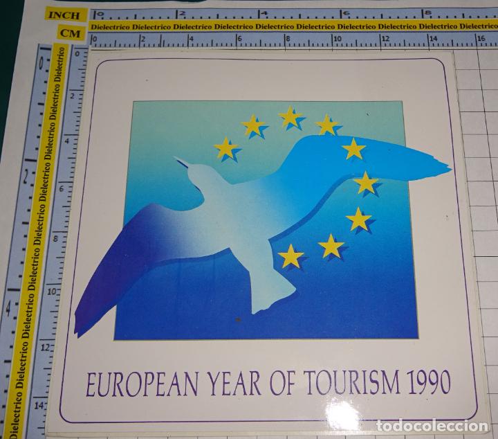Collection stickers: PEGATINA DE TURISMO. A&Ntilde;O EUROPEO DEL TURISMO 1990