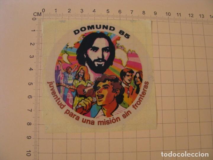 Adesivi di collezione: PEGATINA DOMUND. 1985.