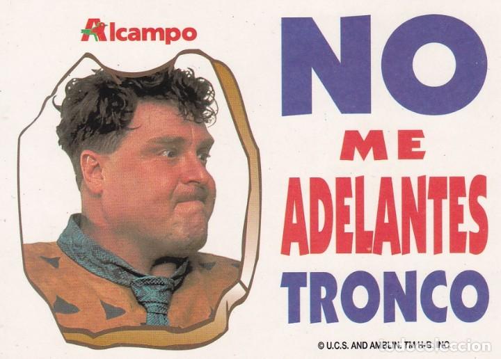 Collection stickers: PEGATINA ALCAMPO. LOS PIDAPIEDRA. NO ME ADELANTES TRONCO