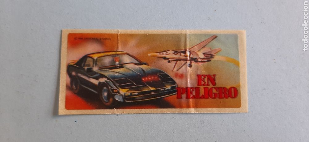 Pegatinas de colecci&oacute;n: Pegatina El coche fant&aacute;stico 1984 En peligro - Pedido m&iacute;nimo 3 &euro;