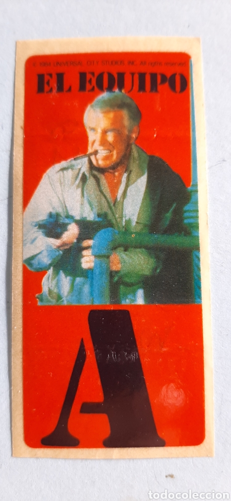Pegatinas de colecci&oacute;n: Pegatina El equipo A 1984 Hannibal - Pedido m&iacute;nimo 3 &euro;