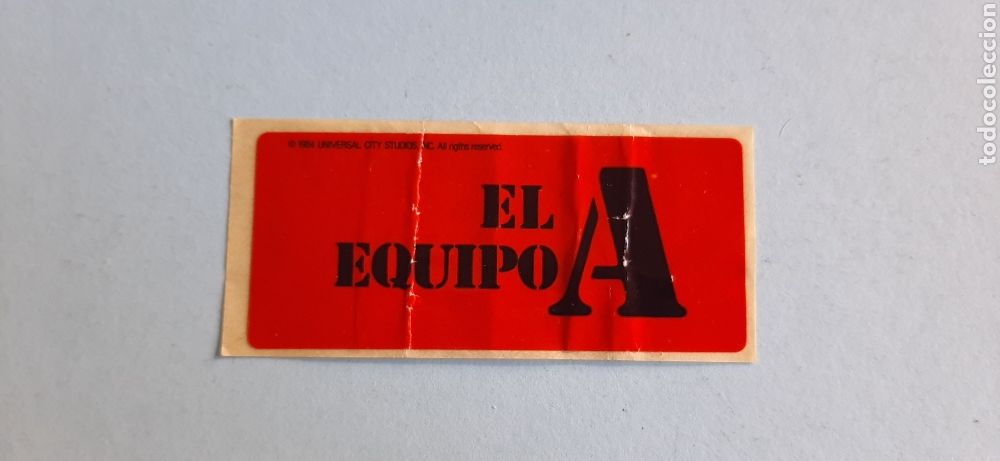 Pegatinas de colecci&oacute;n: Pegatina El equipo A 1984 - Pedido m&iacute;nimo 3 &euro;