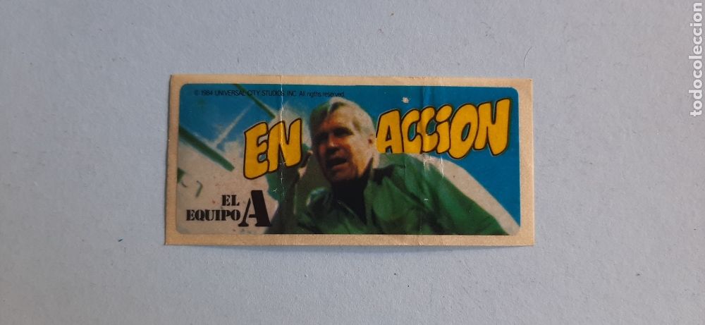 Pegatinas de colecci&oacute;n: Pegatina El equipo A 1984 En acci&oacute;n - Pedido m&iacute;nimo 3 &euro;