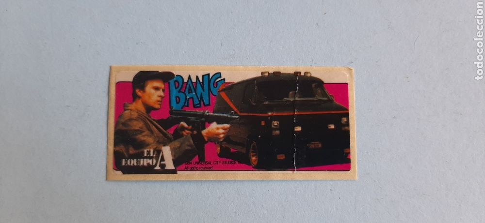 Pegatinas de colecci&oacute;n: Pegatina El equipo A 1984 Bang - Pedido m&iacute;nimo 3 &euro;