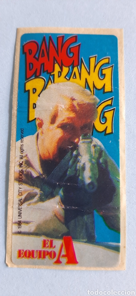 Pegatinas de colecci&oacute;n: Pegatina El equipo A 1984 Bang - Pedido m&iacute;nimo 3 &euro;