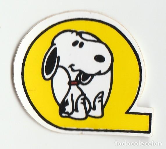 Pegatinas de colecci&oacute;n: ADHESIVO / PEGATINA - SNOOPY - LETRA - Q - NUEVA