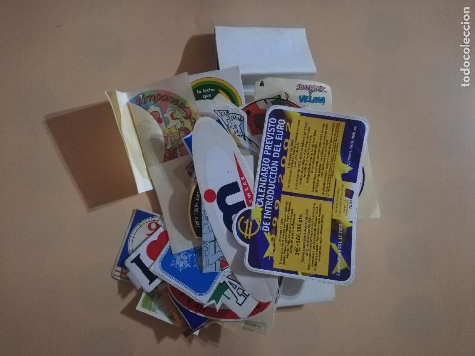 Autocolantes de cole&ccedil;&atilde;o: LOTE DE 50 PEGATINAS. VARIAS. VER FOTOS.