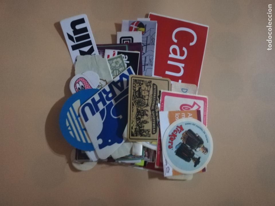 Autocolantes de cole&ccedil;&atilde;o: LOTE DE 50 PEGATINAS. VARIAS. VER FOTOS.