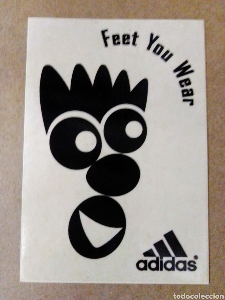 Pegatinas de colecci&oacute;n: Pegatina adhesivo Adidas feet you wear 9&times;6