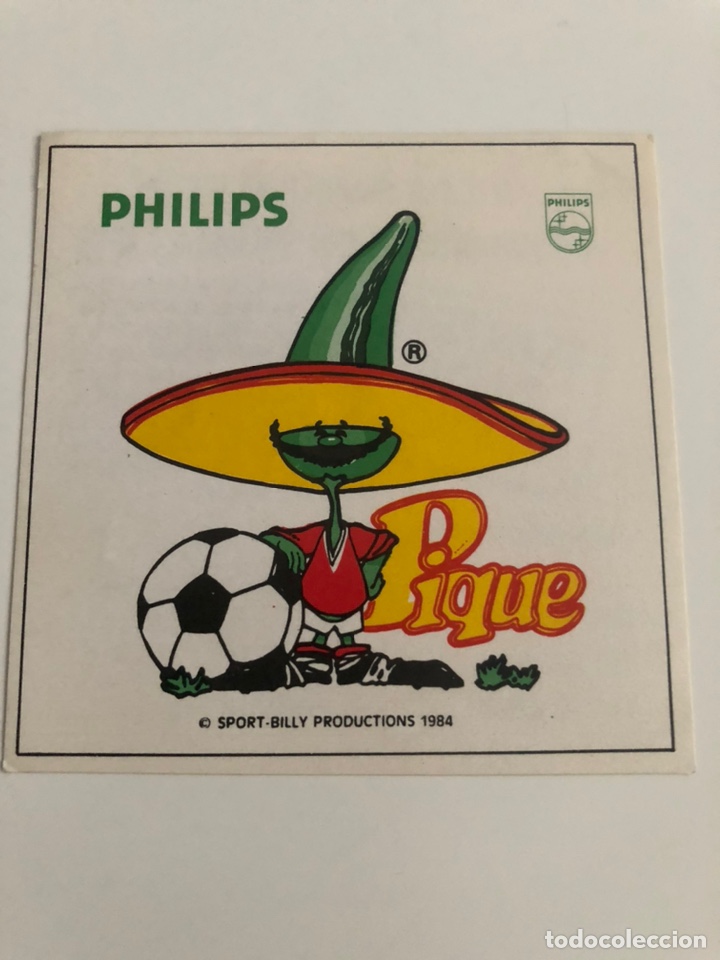 Pegatinas de colecci&oacute;n: Adhesivo pegatina Mundial Mexico 86 Pique Phillips Mejico 1986 Maradona Argentina
