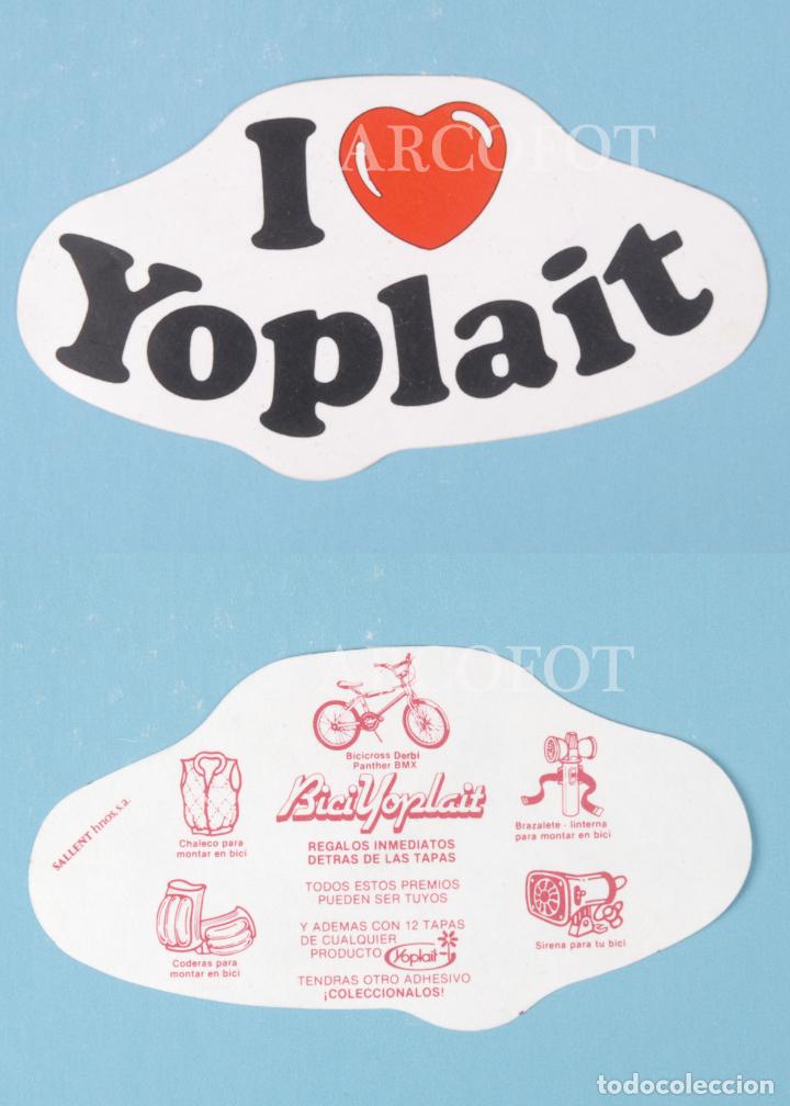 Pegatinas de colecci&oacute;n: Antigua PEGATINA - YOPLAIT - BICIYOPLAIT - I LOVE YOPLAIT - La de las fotos, como en las fotos