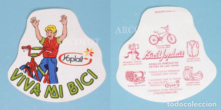 Pegatinas de colecci&oacute;n: Antigua PEGATINA - YOPLAIT - BICIYOPLAIT - VIVA MI BICI - La de las fotos