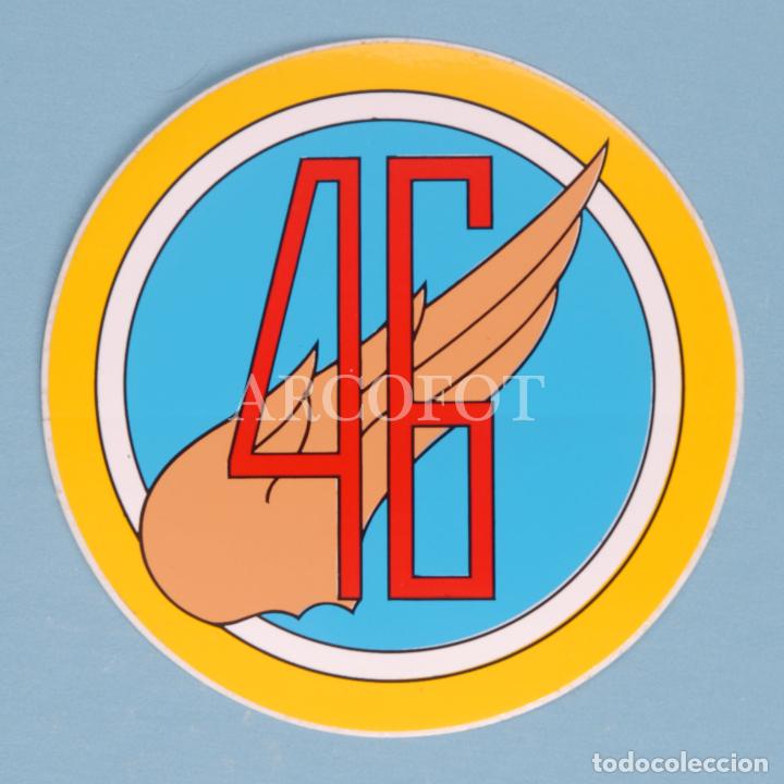Pegatinas de colecci&oacute;n: Antigua PEGATINA - EJ&Eacute;RCITO DEL AIRE - ALA 46 - La de las fotos