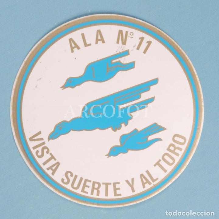 Pegatinas de colecci&oacute;n: Antigua PEGATINA - EJ&Eacute;RCITO DEL AIRE - ALA 11 - La de las fotos