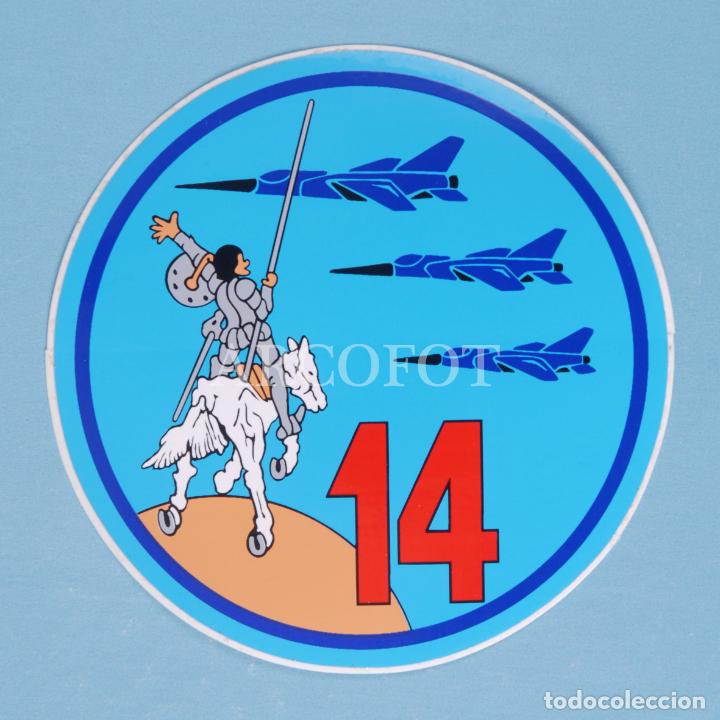 Pegatinas de colecci&oacute;n: Antigua PEGATINA - EJ&Eacute;RCITO DEL AIRE - ALA 14 - ALBACETE - La de las fotos