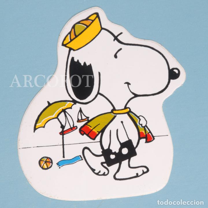 Pegatinas de colecci&oacute;n: Antigua PEGATINA - SNOOPY - La de las fotos