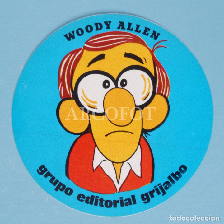 Pegatinas de colecci&oacute;n: Antigua PEGATINA - GRUPO EDITORIAL GRIJALBO - WOODY ALLEN - La de la fotograf&iacute;a