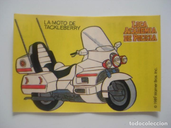 Pegatinas de colecci&oacute;n: Cromo Pegatina Adhesiva Adhesivo sin Pegar n&ordm; 20 Moto Tackleberry Loca Academia de Polic&iacute;a Phoskitos