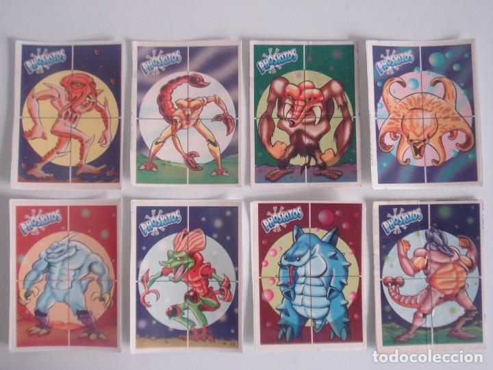 Pegatinas de colecci&oacute;n: Lote de 8 Cromos Pegatinas Despegadas sin Trasera Animales Cerbatak Phoskitos 1998