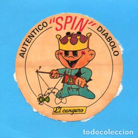 Adesivi di collezione: PEGATINA ADHESIVO AUTENTICO YO-YO SPIN DIABOLO. FIGURA EL CANGURO. DIAMT.7CM. A&Ntilde;OS 80-90. JUGUETE