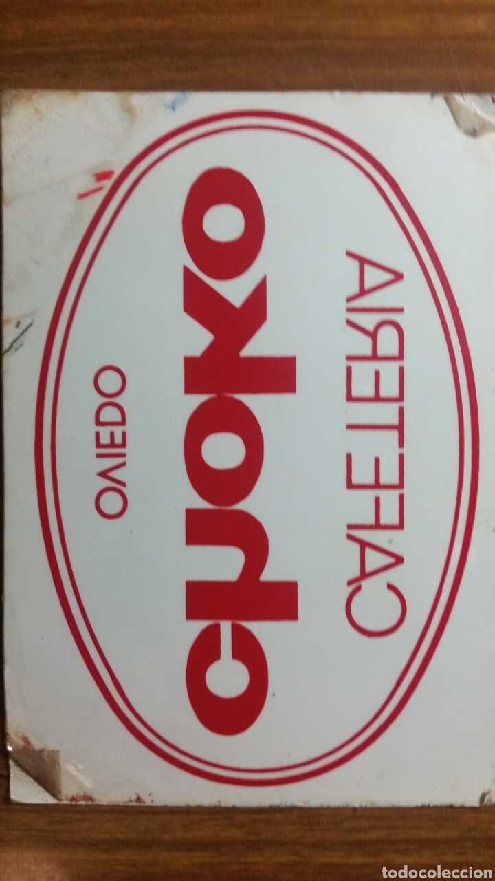 Pegatinas de colecci&oacute;n: ASTURIAS OVIEDO ACDESIVO CAFETER&Iacute;A CHOKO