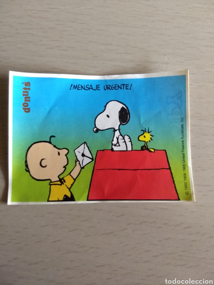 Pegatinas de colecci&oacute;n: Pegatina Snoopy Donuts - Foto 1
