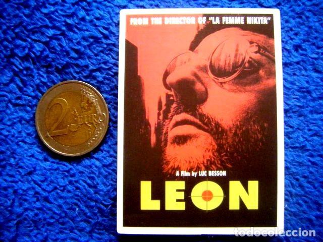 Autocollants de collection: PEGATINA CARTEL LEON EL PROFESIONAL LUC BESSON STICKER PELICULA