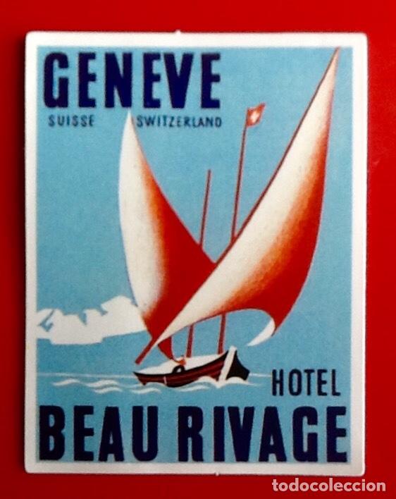 Pegatinas de colecci&oacute;n: PEGATINA HOTEL.. GINEBRA. SUIZA,ENVIO INCLUIDO.