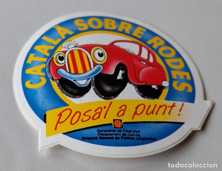Pegatinas de colecci&oacute;n: Pegatina Catal&agrave; sobre rodes - Foto 1