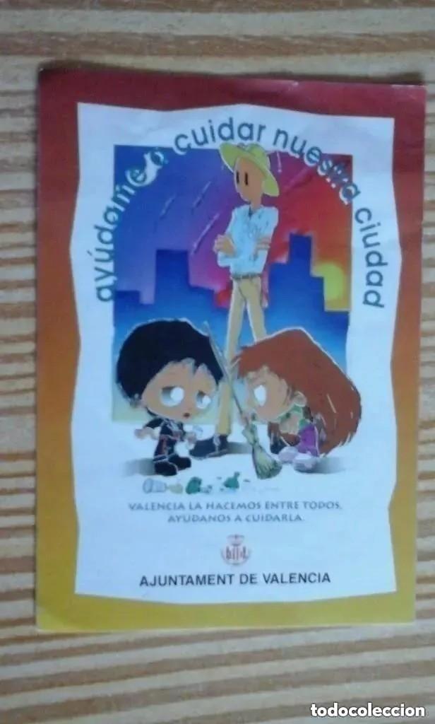 Pegatinas de colecci&oacute;n: Pegatina ajuntament de valencia - ay&uacute;dame a cuidar nuestra ciudad