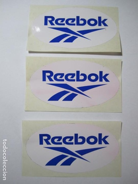 Pegatinas de colecci&oacute;n: lote 3 pegatinas reebok - Foto 1