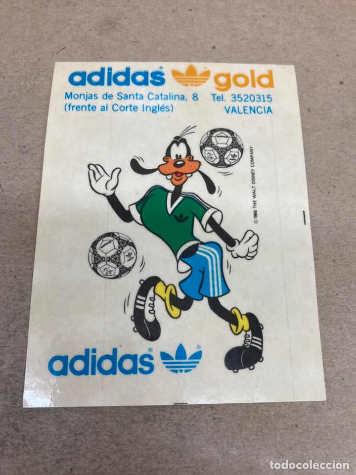 Pegatinas de colecci&oacute;n: Pegatina Adidas Gold The Walt Disney