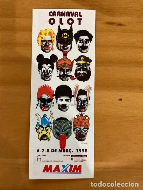 Pegatinas de colecci&oacute;n: PEGATINA CARNAVAL OLOT 1992 - Foto 1