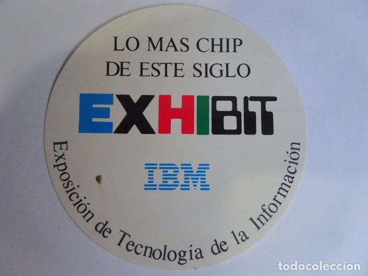 Pegatinas de colecci&oacute;n: PEGATINA , EXHIBIT IBM, VER FOTOS