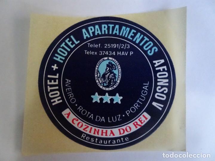 Pegatinas de colecci&oacute;n: PEGATINA ,HOTEL AFONSO V, AVEIRO, PORTUGAL, VER FOTOS