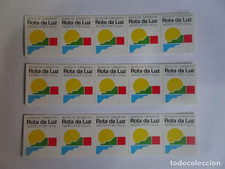 Pegatinas de colecci&oacute;n: LOTE DE VARIAS PEGATINAS ,ROTA DA LUZ, AVEIRO, PORTUGAL, VER FOTOS