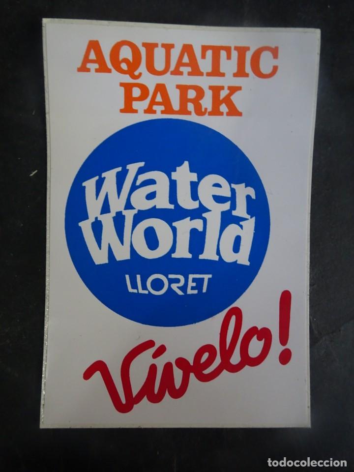 Pegatinas de colecci&oacute;n: PEGATINA ,WATER WORLD, LLORET , VER FOTOS