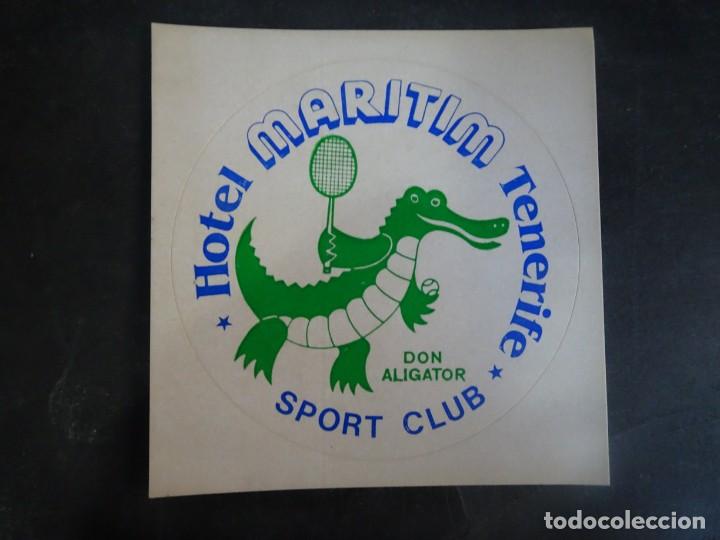 Pegatinas de colecci&oacute;n: PEGATINA , HOTEL DON ALIGATOR, TENERIFE, VER FOTOS