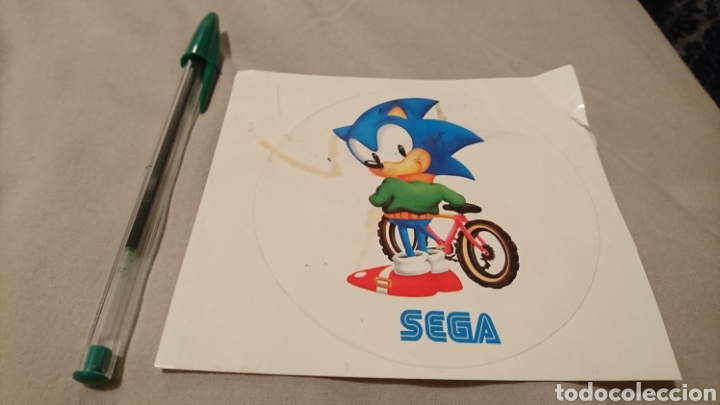 Pegatinas de colecci&oacute;n: Pegatina circular Sonic Sega - Foto 1