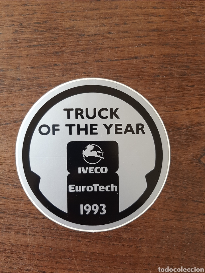 Autocollants de collection: Pegatina camion pegaso iveco eurotech de 1993
