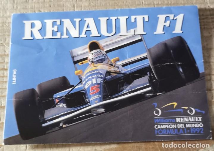 Autocolantes de cole&ccedil;&atilde;o: ANTIGUA PEGATINA &rdquo;RENAULT F1&rdquo;